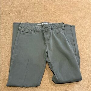 Like new Eddie Bauer Charcoal grey Ankle Jeans size T6
